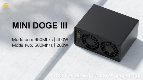 A close-up of a mining rig's GPUs and cooling fans.